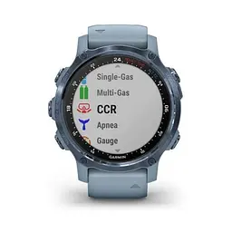 Спортивний годинник Garmin Descent Mk2S Mineral Blue with Sea Foam Silicone Band (010-02403-07) - мініатюра 2