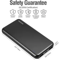 Портативний зарядний пристрій Enegon 10000MAH -2-PACK - мініатюра 4