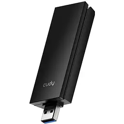 Адаптер WiFi Cudy WU6500, BE6500 Tir-Band Wi-Fi7 USB 3.0 Adapter - мініатюра 3