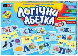Дитячі розвиваючі пазли Логічна абетка DT66Asp-U укр. мовою