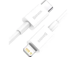 Кабель BASEUS Superior Series USB-C to iP PD 20W White 0.25m (CATLYS-02) - мініатюра 2