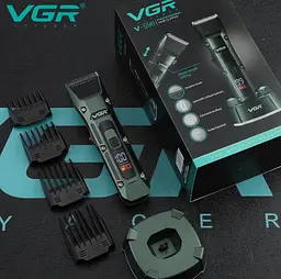 Професійний бездротовий тример для волосся VGR V-696 машинка для стрижки акумуляторний тример для бороди та окантовки - мініатюра 6