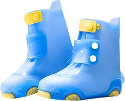 Бахіли на взуття Kidigo дитячі ПВХ H003 M 28-29 Blue (17565)