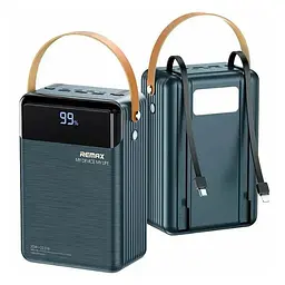 Зовнішній акумулятор Remax Lesu II 80000mAh RPP-566 сірий - мініатюра 3
