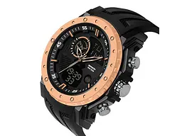 Чоловічий наручний годинник 6012 Black-Rose Gold Sanda acs0030973 - мініатюра 3