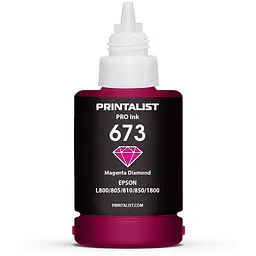 Чорнило PRINTALIST 673 для Epson L800 140г Magenta водорозчинне (PL673M) - мініатюра 3