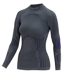 Термофутболка з довгим рукавом жіноча Accapi Ergoracing 2025 XL/XXL Сірий-Синій