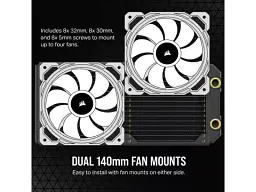 Водяне охолодження Corsair Hydro X Series XR5 280 NEO (CX-9032005-WW) - мініатюра 4