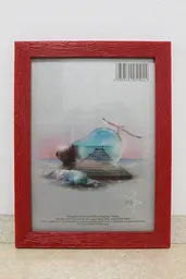 Фоторамка 13х18, червона, 1611А-012-57, Скло + Картон