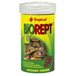 Сухий корм для сухопутних черепах Tropical в паличках Biorept L 100 мл - мініатюра 3