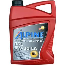 Моторна олива Alpine 5W-30 RSL LA 5л (0305-5)