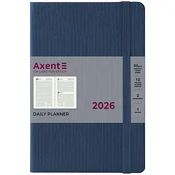 Щоденник Axent Partner Lines 2026 блакитний 145 x 210 мм (8815-26-48-A)
