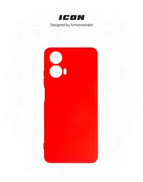 Чехол ArmorStandart ICON для Motorola G24 Camera cover Red (ARM74302) - мініатюра 3