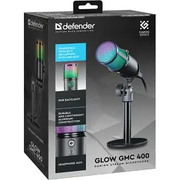 Мікрофон Defender Glow GMC 400 USB RGB (64640) - мініатюра 8