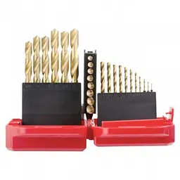 Набір свердел по металу INTERTOOL SD-0025 HSS, 25 шт, 1–13 мм, кут 135°