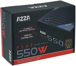 Блок живлення Azza PSAZ-550W 550W 80+ Bronze (PSAZ-550W) - мініатюра 3