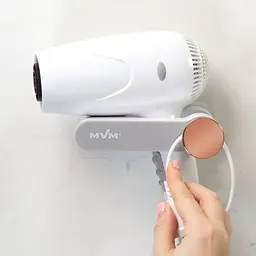 Тримач для фену MVM BP-32, білий з сірим (BP-32 WHITE/GRAY) - мініатюра 6