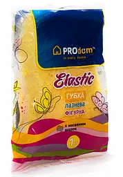 Губка лазнева Prodom Elastik фігурна з масажним шаром - мініатюра 5