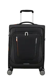 Валіза 55 См American Tourister WANDERLITE SHADOW BLACK 55x40x23(25) MJ6*09004