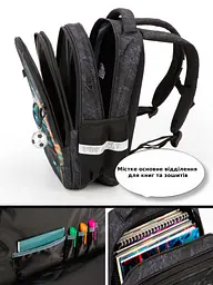 Шкільний ортопедичний рюкзак 3 в 1 для хлопчика School Standard 38х30х18 см з Машиною для першокласника (Full 170-76) - мініатюра 6