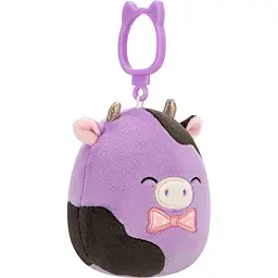 М'яка іграшка на кліпсі Squishmallows Корівка Олексі 9 см (SQCP00463) - мініатюра 6