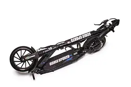 Самокат Scale Sports 81-97х46х13 см Чорно-синій 000283588 - мініатюра 4