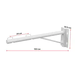 Кронштейн для відеокамери Light Vision VLC-07BR/1.5M CORNER настінний монтаж / на стовп (75-00317) - мініатюра 3