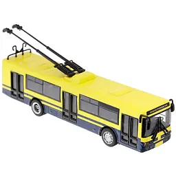 Дитячий інерційний тролейбус "Автопарк" PlaySmart 6407 1:72 Жовтий