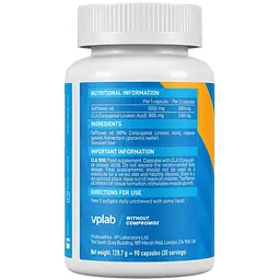 Лінолева кислота VPLab CLA 1000 90 м'яких капсул - мініатюра 2