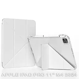 Чохол до планшета BeCover Ultra Slim Origami Transparent Apple iPad Pro 11" M4 2024 Gray (711690)