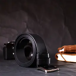 Шкіряний чоловічий ремінь GRANDE PELLE 3,8х120 см acs0026889 - мініатюра 7
