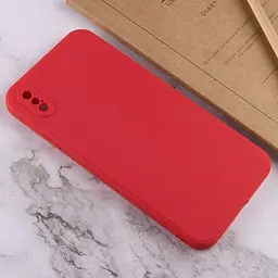 Силіконовий чохол Candy Full Camera для Apple iPhone X / XS (5.8) Червоний / Camellia - мініатюра 4