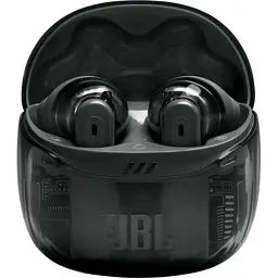 Навушники бездротові JBL Tune Flex 2, Ghost Black, Bluetooth, мікрофон, акумулятор 55 mAh (JBLTFLEX2GBLK) - мініатюра 2