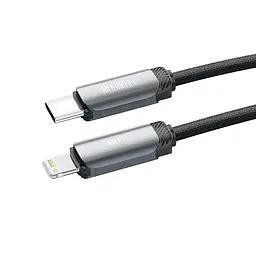 Кабель подвійний зі швидкою зарядкою Toocki PD100W Type C to Type C/Lightning 1.2 м сірий (14215) - мініатюра 5