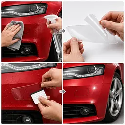 Антигравійна захисна бронеплівка за лекалами для Audi A4 B8 2008-2015 - повний кузов - мініатюра 3