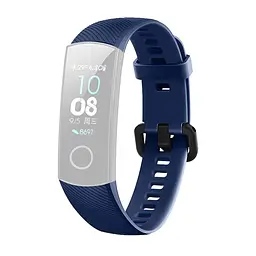 Ремінець для фітнес-браслета MIIQNUS для Honor Band 4 і 5 темно синій - мініатюра 2