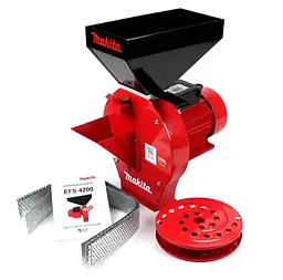 Зернодробилка кормоподрібнювач Makita EFS 4200 (3 кВт, 200 кг/год) 83210