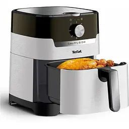 Мультипіч Tefal EasyFry&Grill 1550 Вт чорно-світло-сіра (EY501A10) - мініатюра 3