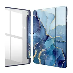 Чохол-книжка BeCover Soft Edge TPU з кріпленням для стілусу для Xiaomi Redmi Pad SE 8.7" Blue Marble (712572) - мініатюра 2