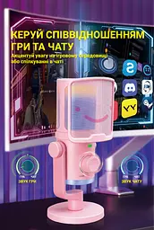 Мікрофон Fifine Pink конденсаторний USB (TAM6P) - мініатюра 14