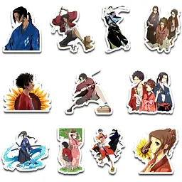 Стікерпак набір наклейок G-Toys Samurai Champloo 45 шт. (SP SC 01) - мініатюра 4