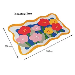 Килимок вологопоглинаючий Wall Sticker 38х58х3 мм (D) SW-00002562 - мініатюра 2