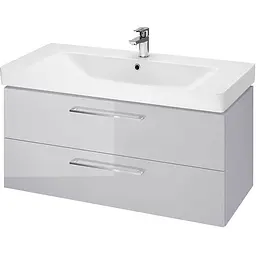 Тумба з умивальником Cersanit Lara Mille 100 сіра S801-366