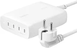 Мережевий зарядний пристрій 4xUSB-C, GAN Belkin BoostCharge Pro 200 White