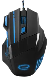 Миша Esperanza MX201 WOLF Blue Black (EGM201B)
