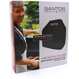 Чохол для гриля Santos ПВХ/поліестер 130х46х120 см (5503) - мініатюра 4