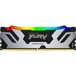 Модуль пам'яті Kingston Fury DDR5 32GB (2x16) 6400MHz Renegade Silver RGB (KF564C32RSAK2-32) - мініатюра 2