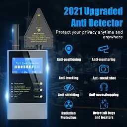Професійний детектор жучків, прослушки, безпровідних камер, GPS трекерів - антижучок Nectronix WT-10 (100816) - мініатюра 5