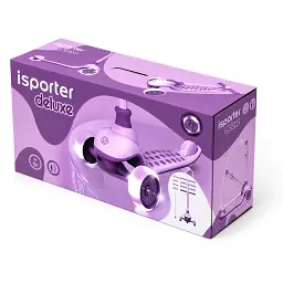 Самокат iSporter Deluxe LED пурпурний (M5_Purple) - мініатюра 12