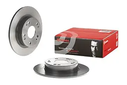 Диск гальмівний задній невентильований Honda Civic VIII-IX, Acura ILX 05-25р Brembo (08.A147.11) - мініатюра 2
